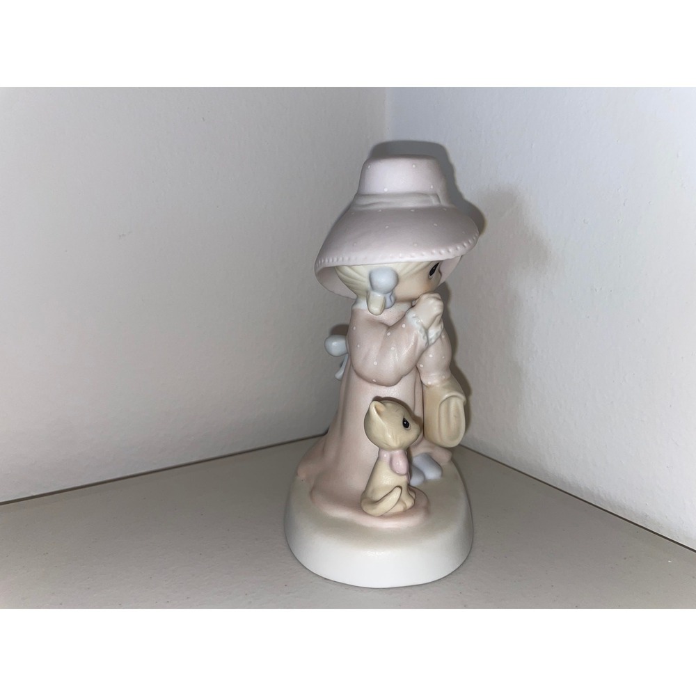 Precious Moments To A Very Special Mom Figurine E2824 Girl with Kitten 1984 Box - Picture 9 of 11